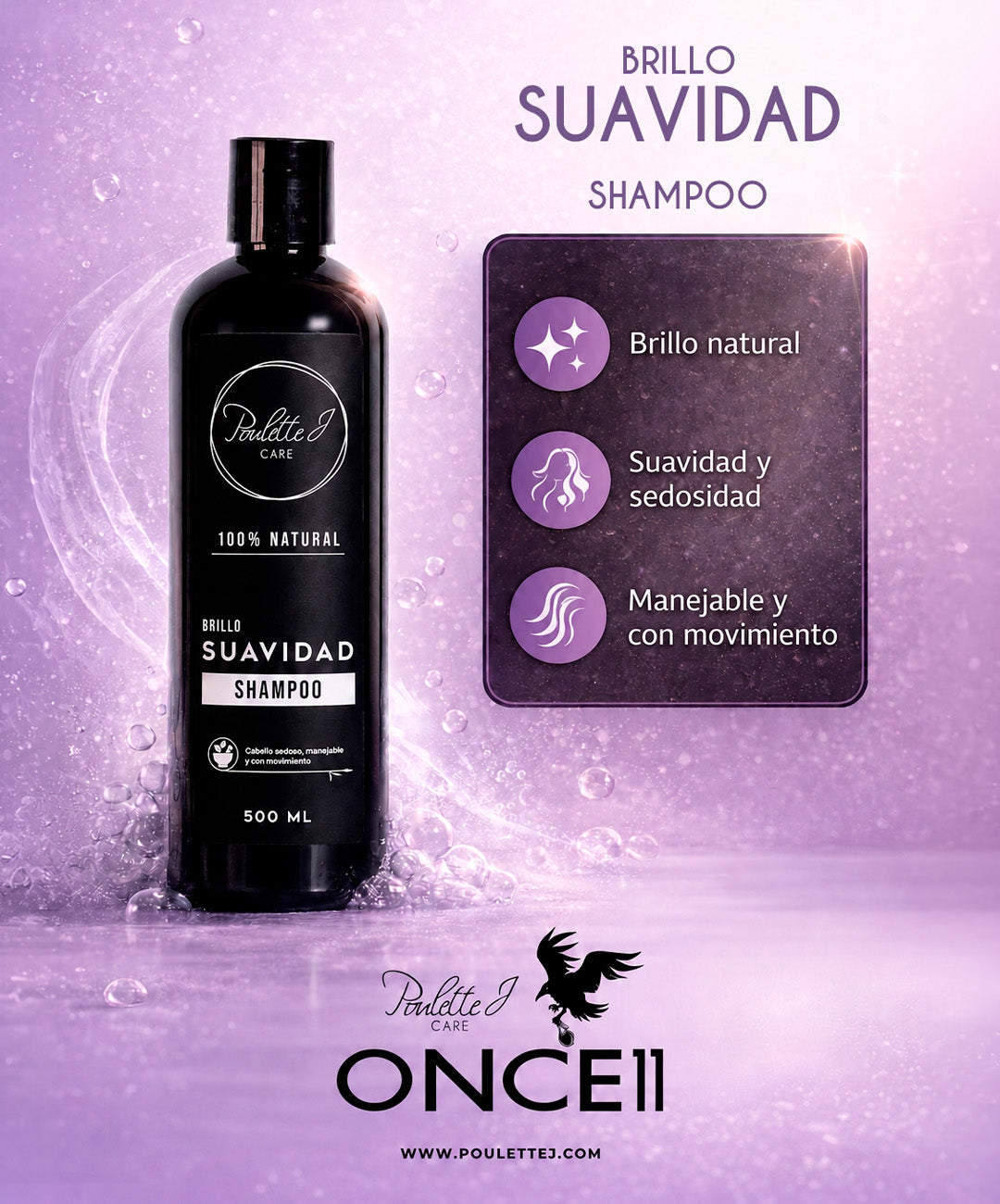 Shampoo Brillo y Suavidad